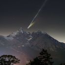 lemon Kométa nad Vysokými Tatrami.