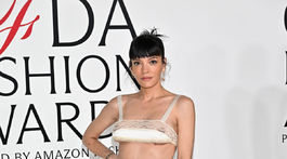 Speváčka Lily Allen prišla na akciu CFDA...
