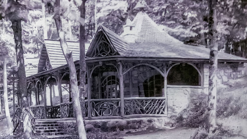 Jurkovičova stavba - mliekareň v roku 1902....