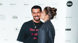 Herečka Kristína Svarinská s priateľom Miroslavom Baloghom. 