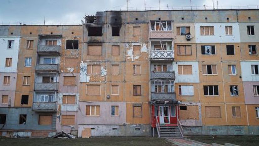 Kupjansk v marci 2025