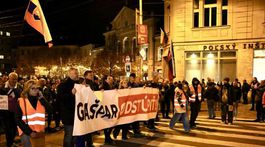 Pochod za odvolanie šéfa SIS Pavla Gašpara
