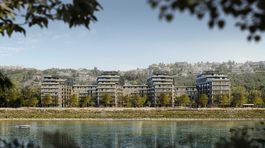 Vizualizacia projekt Q namiesto PKO Cresco nabrezie Dunaj