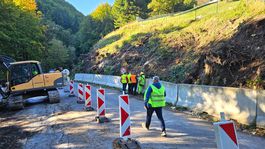 Záchrana cesty do horskej obce