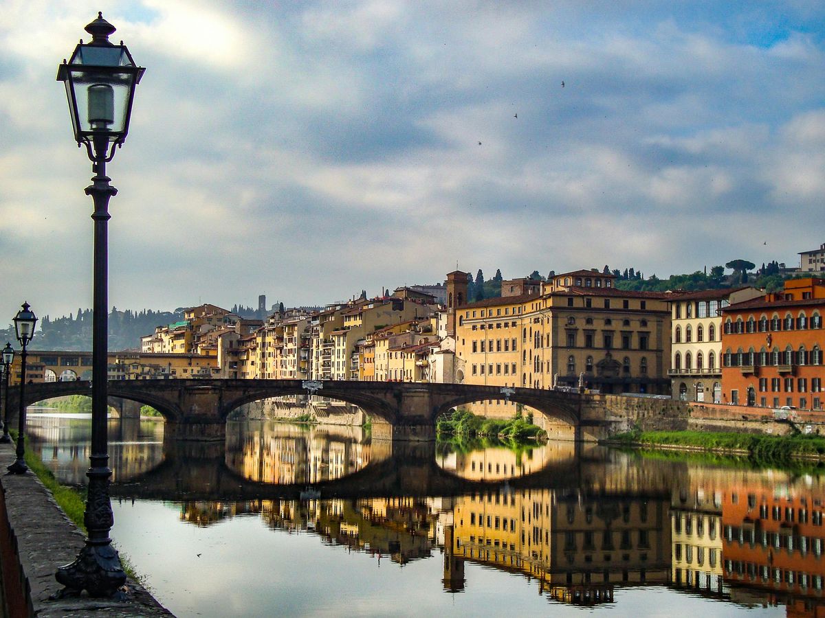 Florencia, Taliansko, Ponte vecchio, Starý most