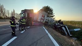 Tragédia na diaľnici D1: na úseku medzi Piešťanmi a Trnavou hlásia smrteľnú nehodu