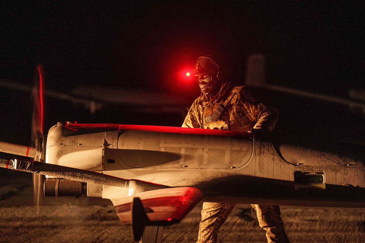 Ukrajina vojna dron vojak