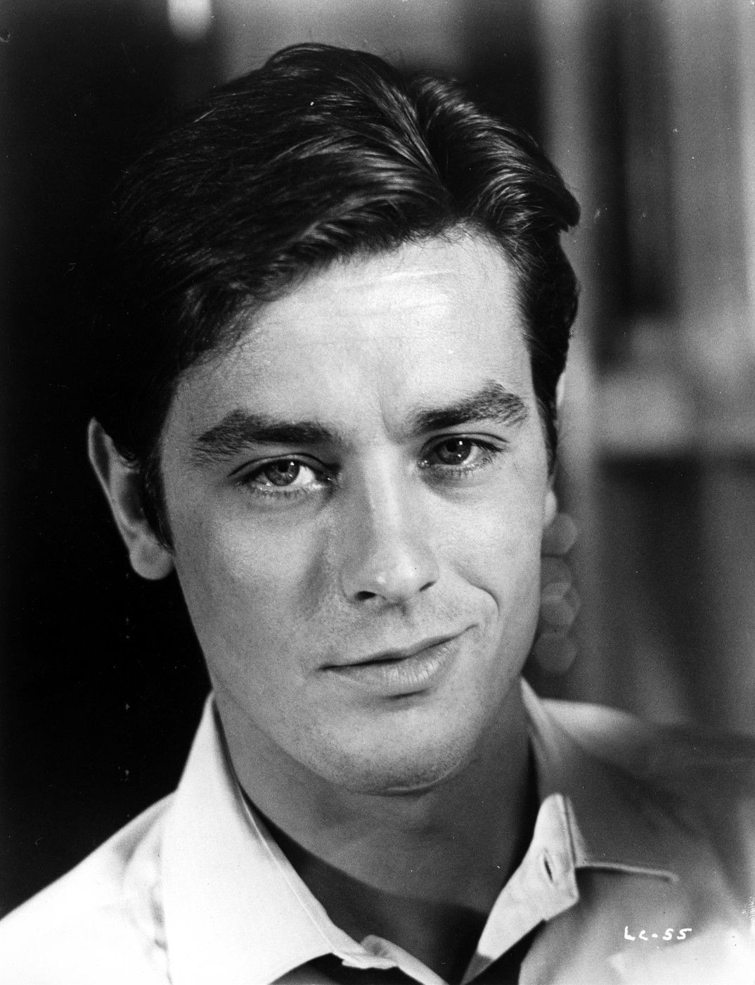 Herec Alain Delon na archívnom zábere. 