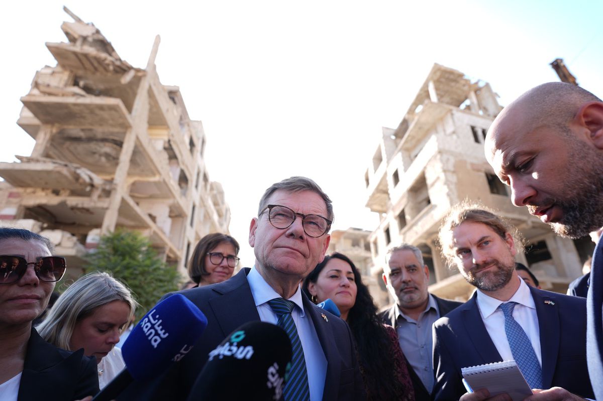 Johann Wadephul, Sýria, Damask