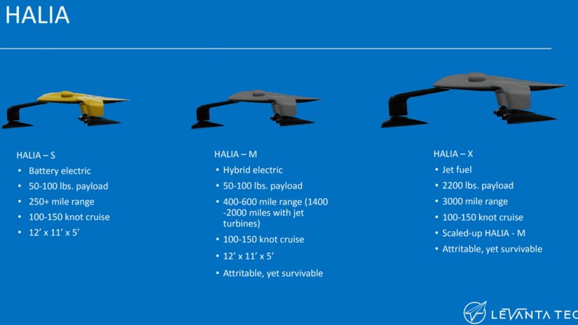Porovnanie ekranoplánov od firmy Levanta Tech