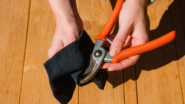 náradie, údržba, údržba náradia, záhradnícke nožnice, krok za krokom, postup, NEPOUŽÍVAŤ