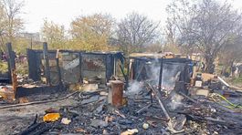 Požiar tragédia chatrče na Luníku IX