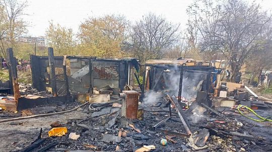 Požiar tragédia chatrče na Luníku IX