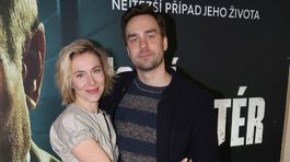 Herec Ondřej Rychlý a jeho manželka Tereza Rychlá.