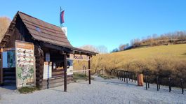 Vlkolínec, pokladňa