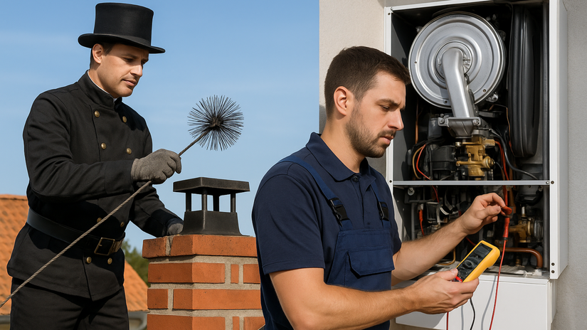 komín, kominár, revízny technik, čistenie...