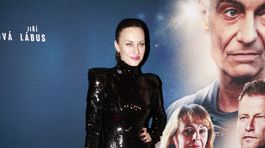 Slovenská herečka Natália Germáni na premiére...