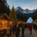 Vianoce, vianočné trhy, Tatry, stánky, advent