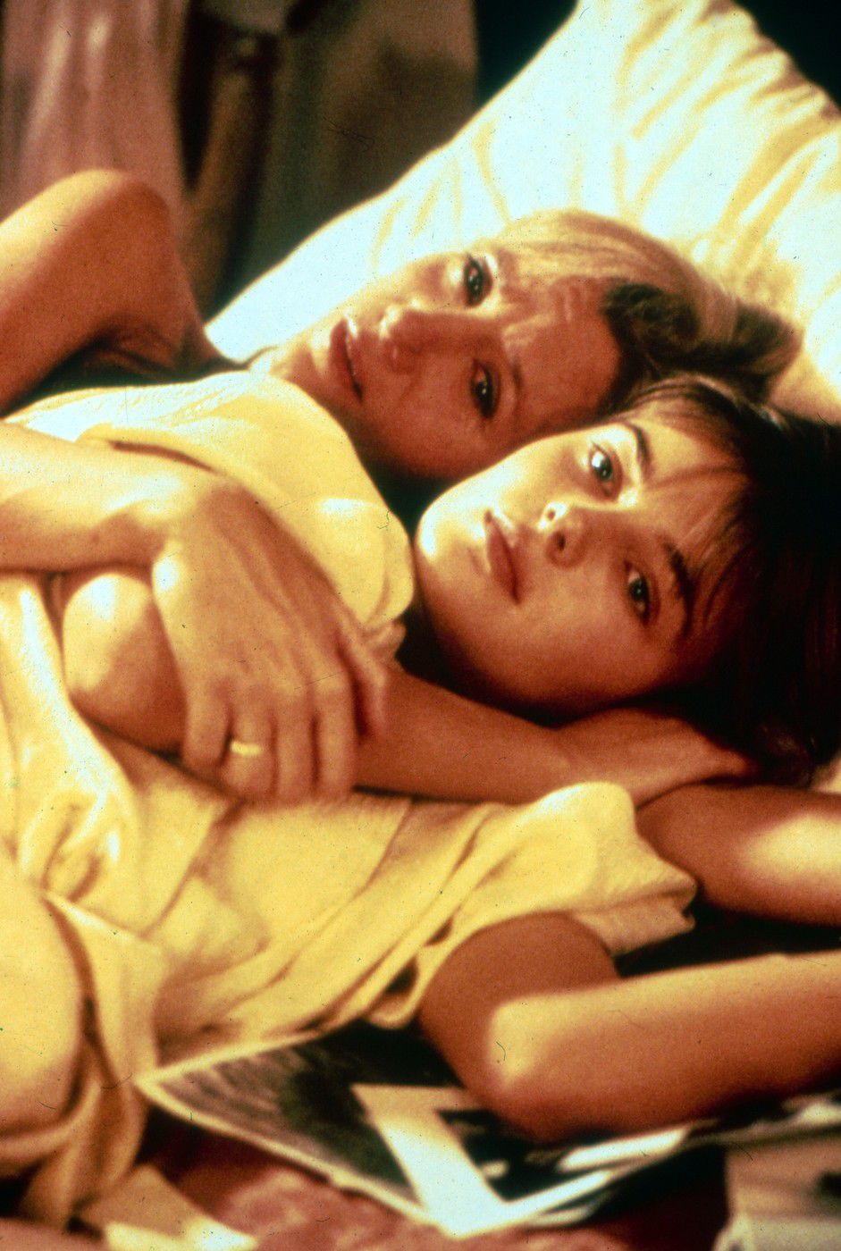 Záber z filmu Anna a na snímke herečky Sally...