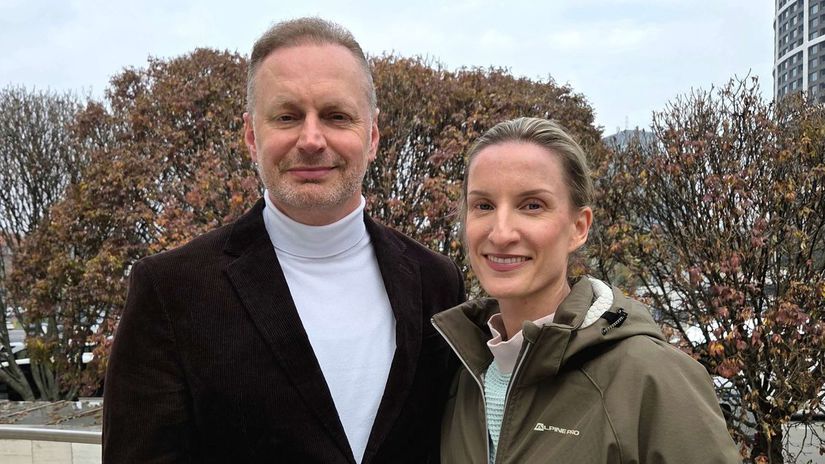 Adela Vinczeová a Daniel Rabina