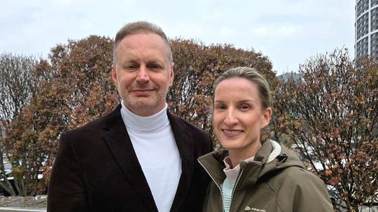 Adela Vinczeová a Daniel Rabina