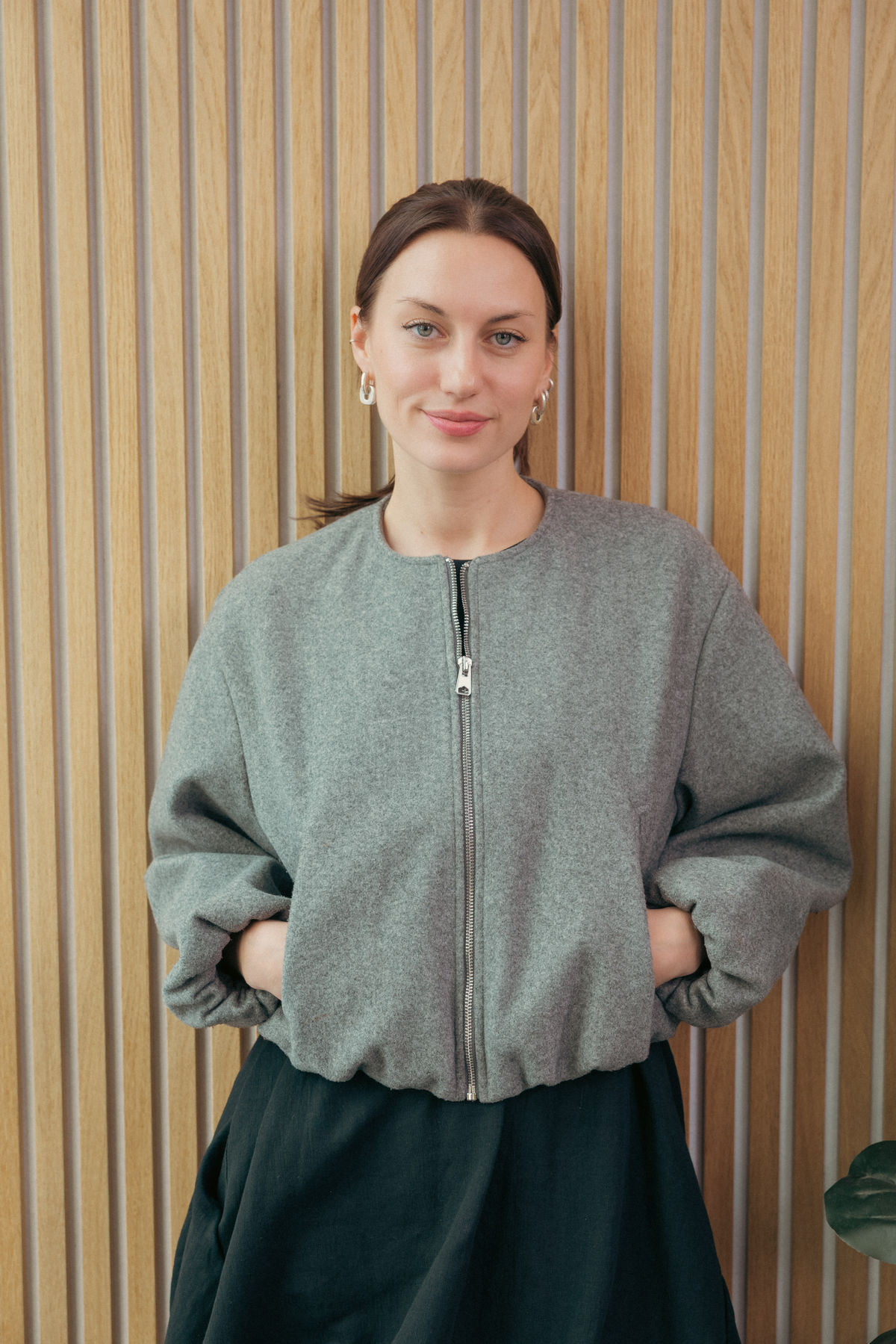 Herečka Natália Germáni na návšteve redakcie...