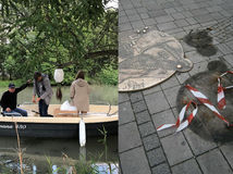 loď, zálesie, reliéf, piešťany