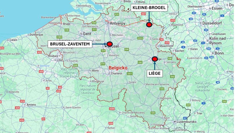 Prelety neznámych dronov v Belgicku