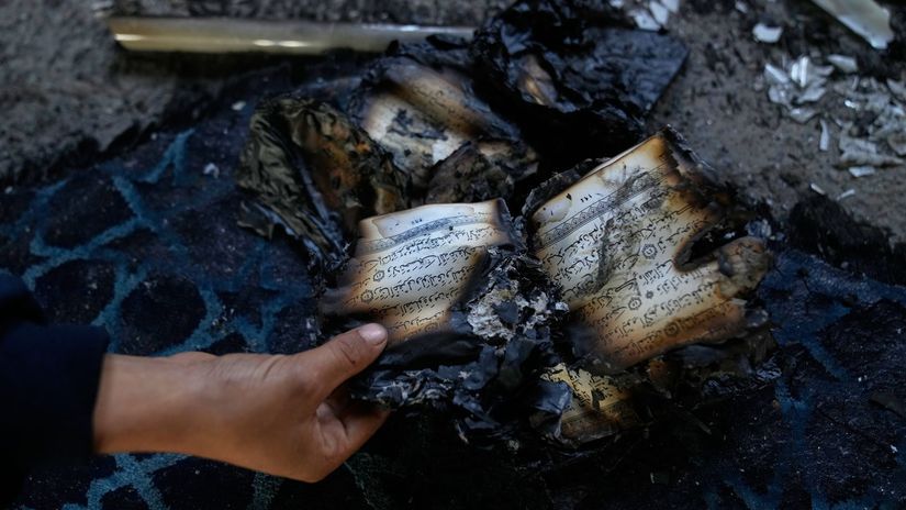 spálený korán, židovskí osadníci, mešita,...