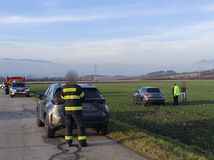 tragická nehoda, zrážka, polícia, hasiči