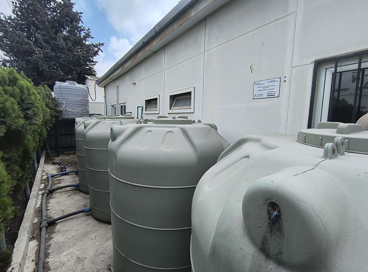 Nádrže na záchyt dažďovej vody inštalované...