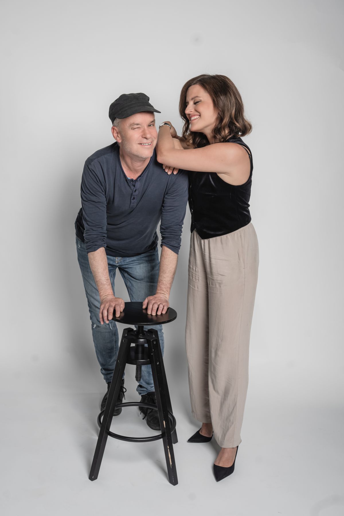 Scenáristka Hana Lasicová a režisér Ján Novák...