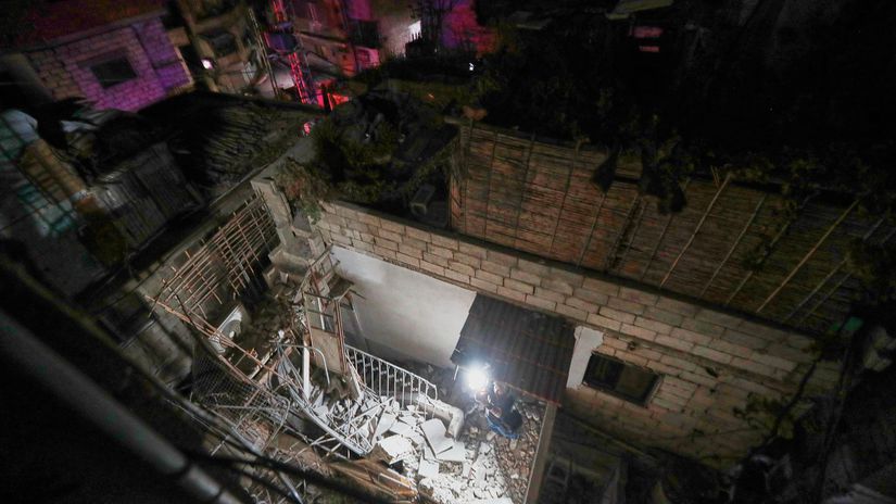 Sýria, raketový útok, Damask