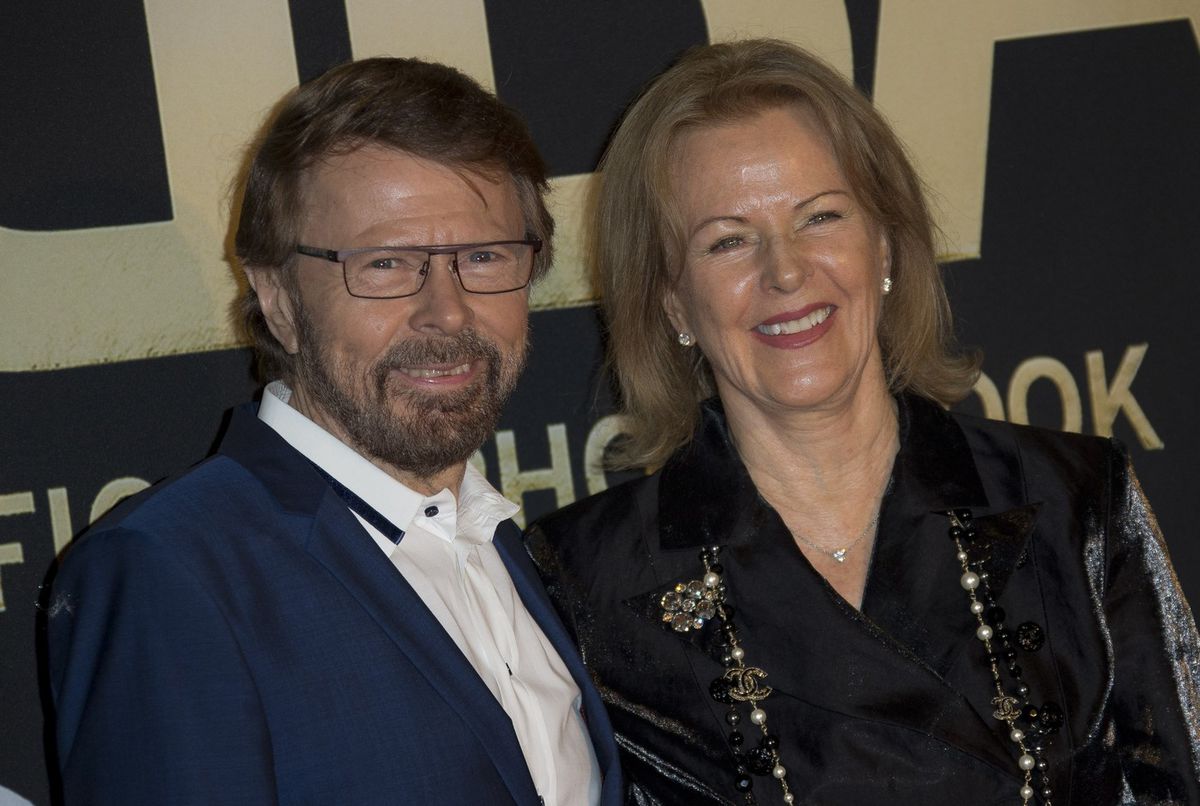 Švédsky spevák Björn Ulvaeus (vľavo) a...