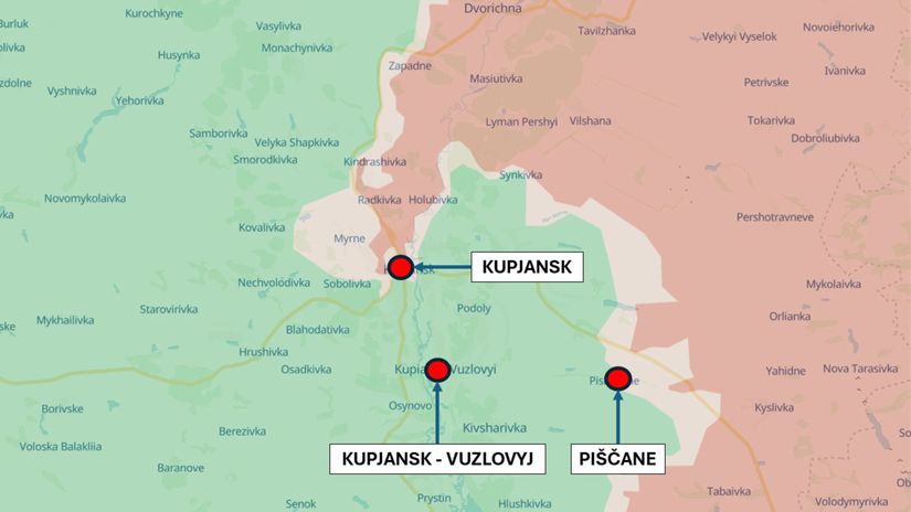 Kupjanský smer 14. novembra 2025