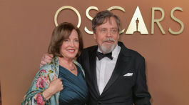 Herec Mark Hamill s manželkou Marilou Hamill.