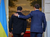 Francúzsko, Ukrajina, Volodymyr Zelenskyj, Emmanuel Macron, vojna na Ukrajine