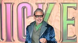 Herec Jeff Goldblum v modeli Prada.