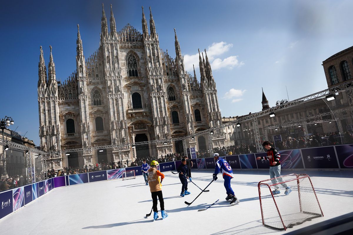 Propagácia olympijského hokeja pred slávnym...