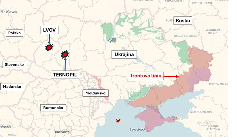 Ruský dronový útok na západnú Ukrajinu 19....