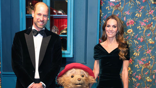 Princ William a jeho manželka Kate, princezná z...