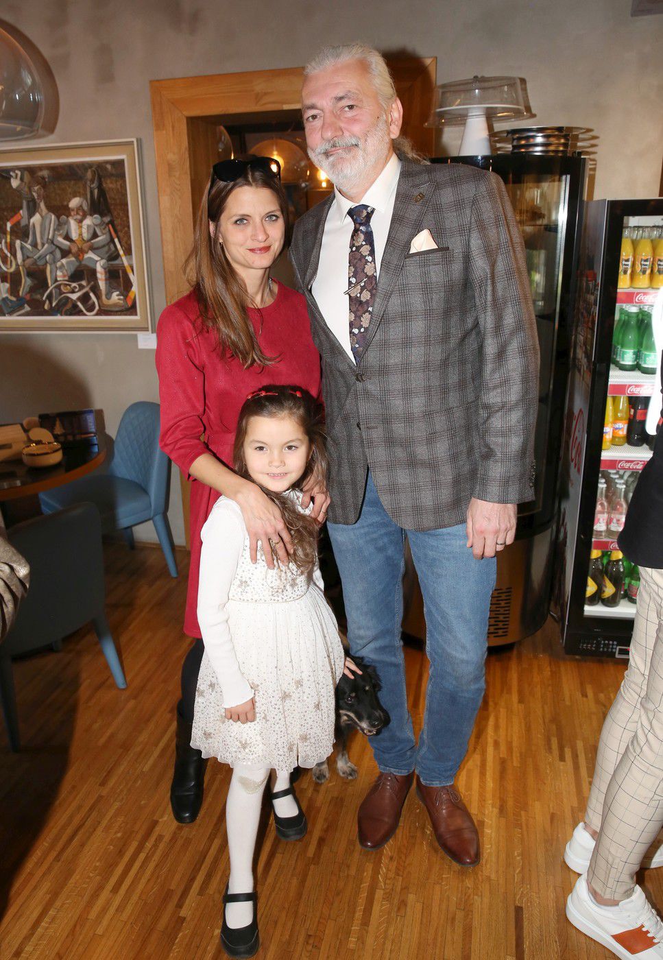 Herec a spevák Daniel Hůlka s manželkou...