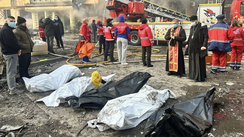 Ukrajinské mesto Ternopiľ 19. novembra 2025 -...