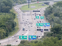 Bratislava, mesto, pohlad, doprava, dialnica,