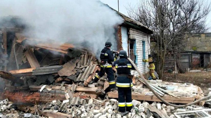 Černihivská oblasť po ruskom útoku 21. novembra...