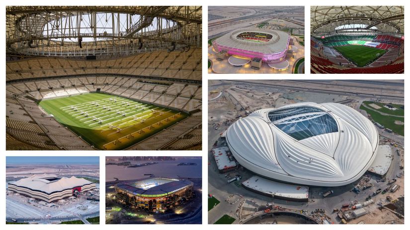 Štadióny MS v Katare 2022