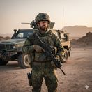 Príslušník Bundeswehru - obrázok vytvorený AI