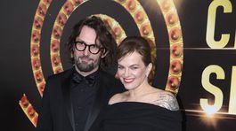 Speváčka Marta Jandová prišla so svojím partnerom.