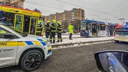 Zrážka električiek v Košiciach v pondelok 24....