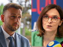Minister vnútra Matúš Šutaj Eštok, šéfka Úradu na ochranu oznamovateľov Zuzana Dlugošová
